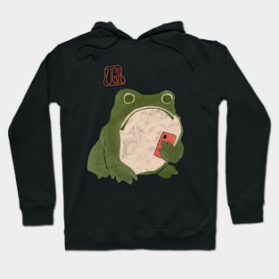Ugh Matsumoto Hoji Frog Art Print Hoodie